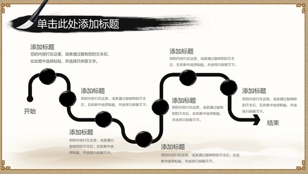 水墨国学文化古风古典古韵中国风PPT模板