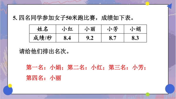 第九单元 总复习《数与代数（二）》（课件）三年级下册数学人教版