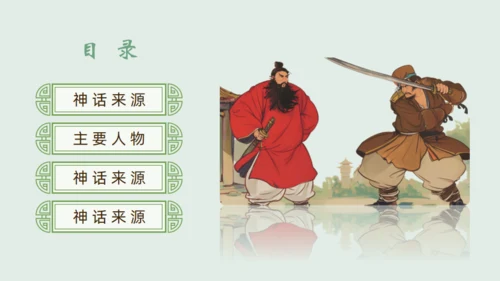 钟馗捉鬼民间神话故事介绍通用PPT模板
