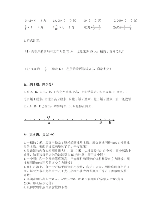 小学毕业班数学检测题（名校卷）.docx