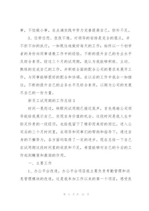 新员工试用期的工作总结.docx