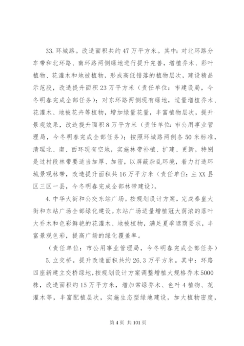 园林绿化提升行动方案五篇范文.docx