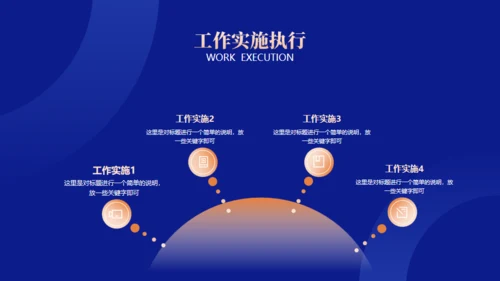 蓝金商务风工作汇报