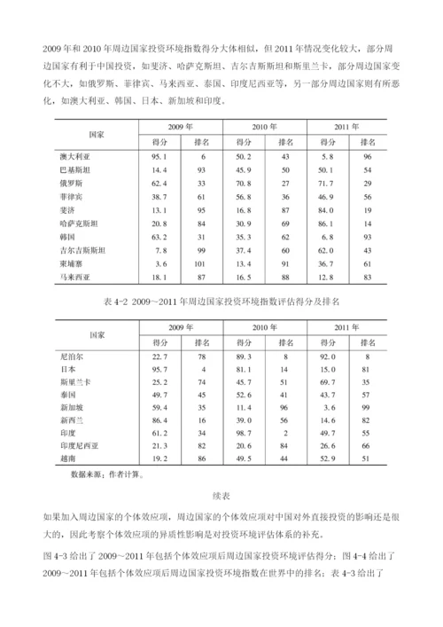 中国周边投资环境评估与预测.docx