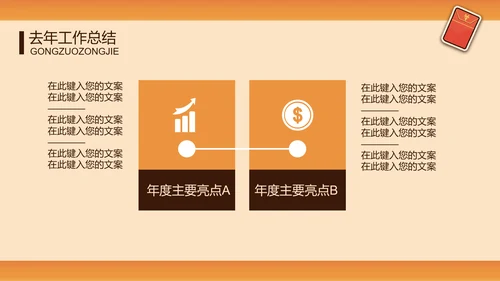 国潮虎年风新年工作计划通用PPT模板