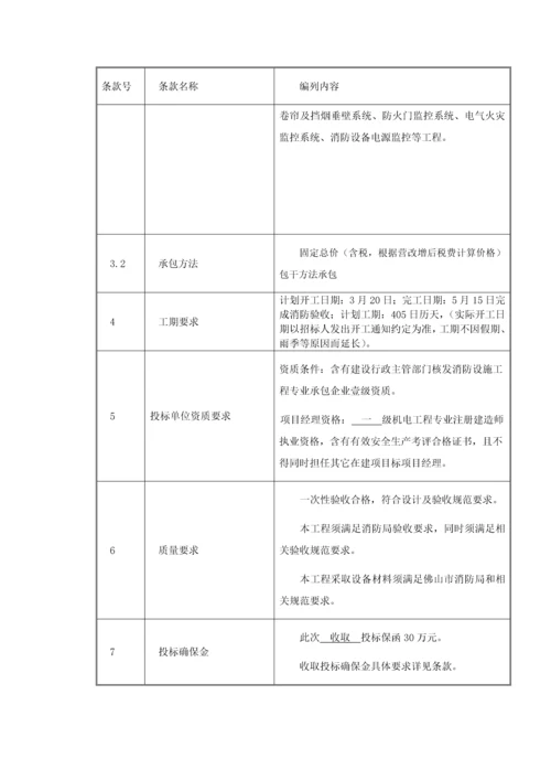 彩管厂项目地块消防工程招标文件模板.docx