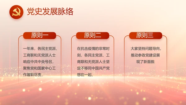 党支部党员大会工作总结汇报动态PPT