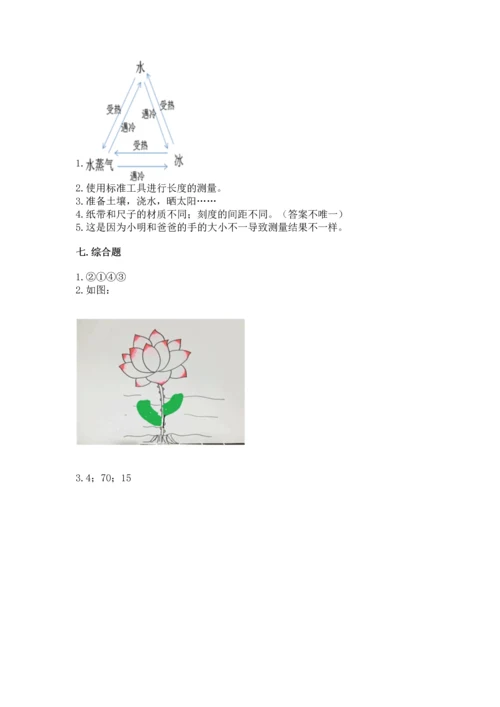 教科版小学一年级上册科学期末测试卷（考试直接用）word版.docx