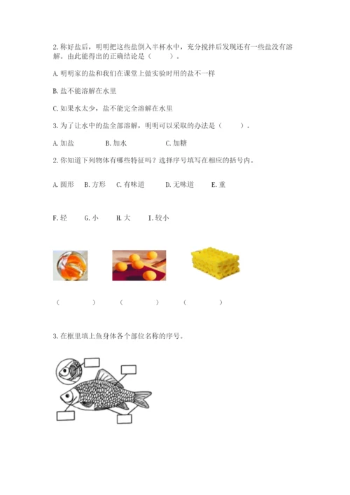 教科版一年级下册科学期末测试卷精品（典型题）.docx