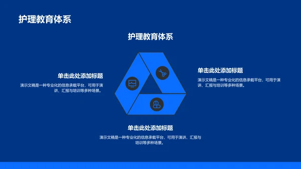 蓝色商务风胃癌护理个案分析展示PPT