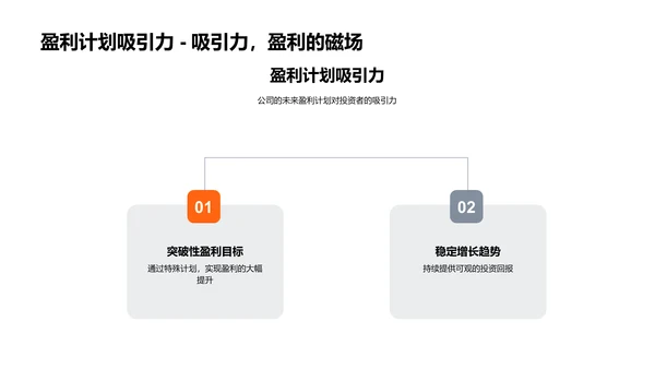 盈利与投资报告PPT模板