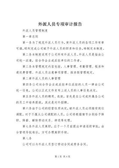 外派人员专项审计报告 (2).docx