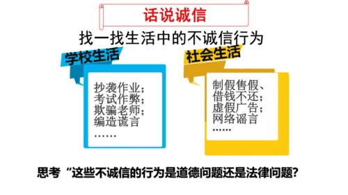 【新课标】4.3 诚实守信 课件(共26张PPT)