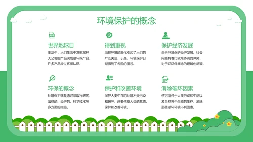 保护环境低碳生活公益宣传PPT模板