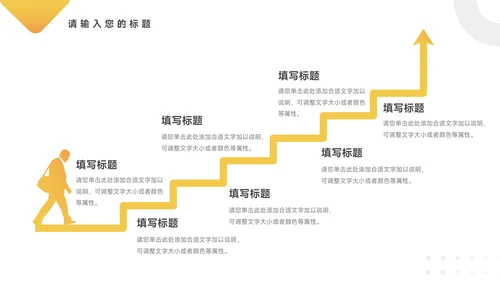 黄色渐变大气教学内容课件PPT模板