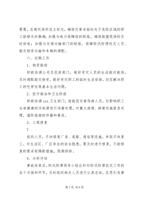 贾营小学防汛防滑安全预案 (2).docx