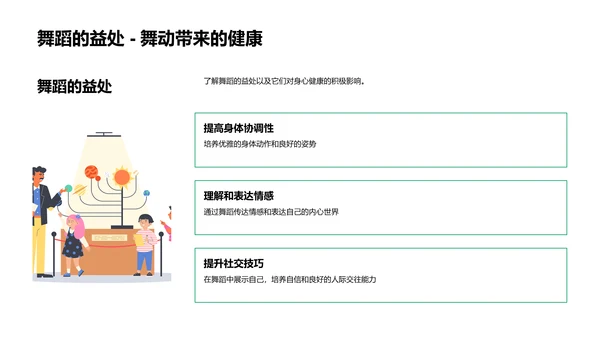 小学舞蹈教学PPT模板