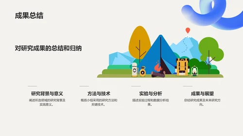 蓝色渐变风小组作业汇报PPT模板