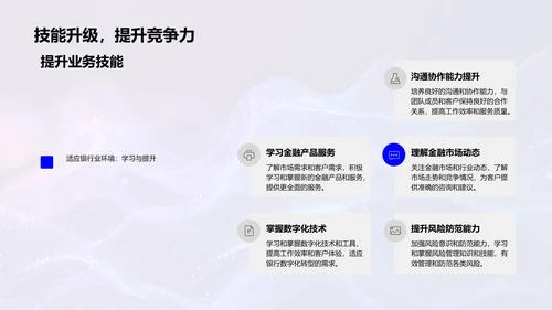 银行年度业务汇报PPT模板