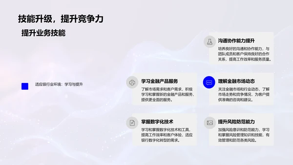 银行年度业务汇报PPT模板