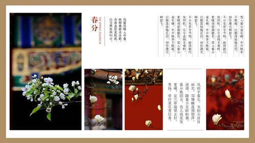 最美故宫中国风画册PPT