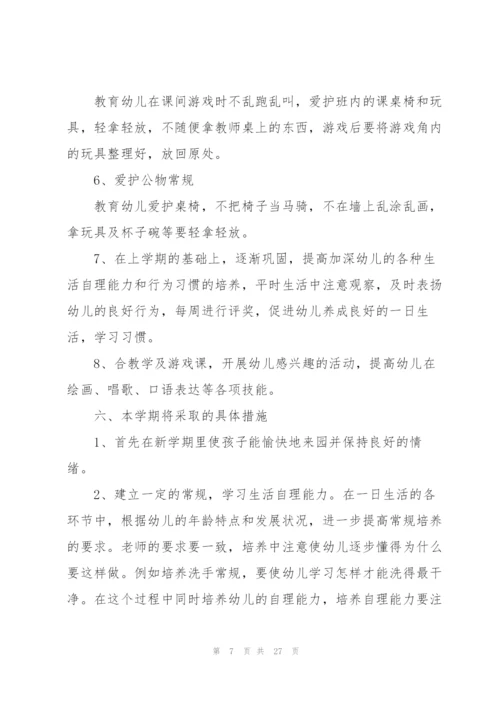 幼儿教师的工作计划汇编五篇.docx