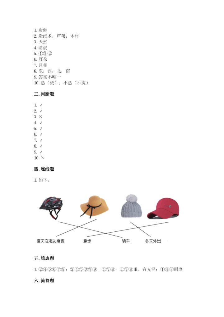 教科版科学二年级上册期末测试卷精品（实用）.docx