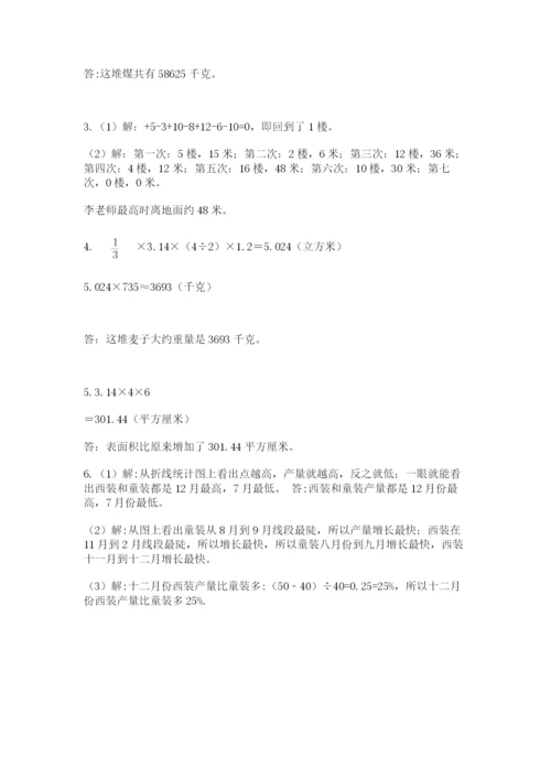 郑州外国语中学小升初数学试卷带答案（培优b卷）.docx