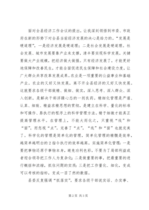 学习全市经济工作会议的心得体会 (4).docx