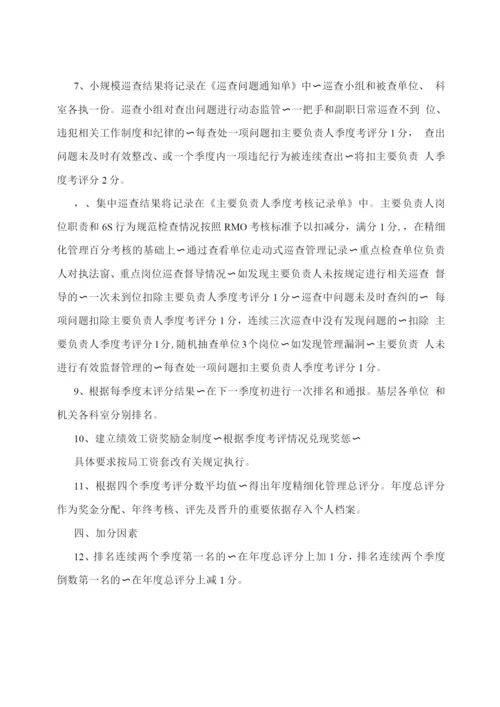 枣庄市航运管理局精细化管理考核办法.docx