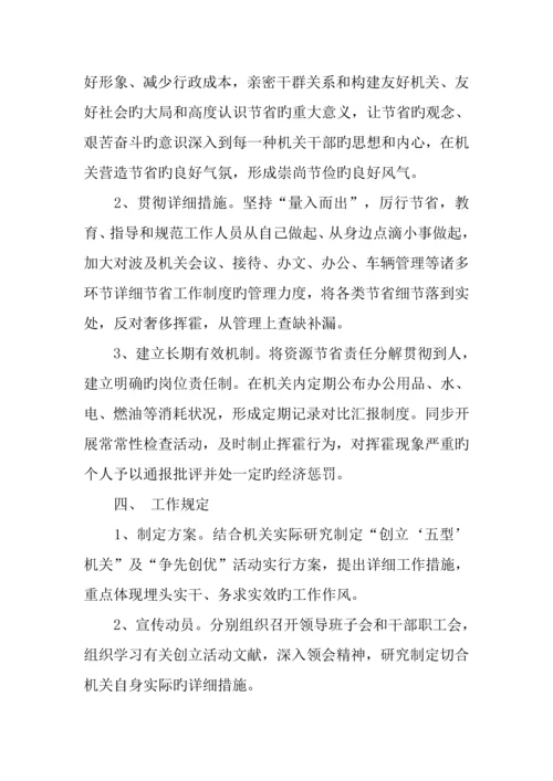 县人事局创建五型机关活动实施方案.docx