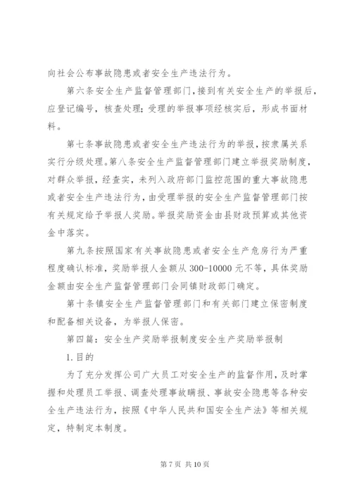 安全生产举报奖励制度(完成).docx