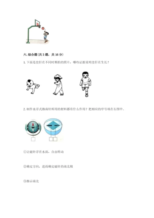 教科版二年级下册科学期末测试卷附参考答案【培优a卷】.docx
