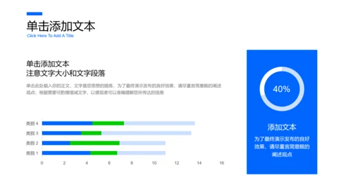 蓝色极简风格通用PPT演示模板