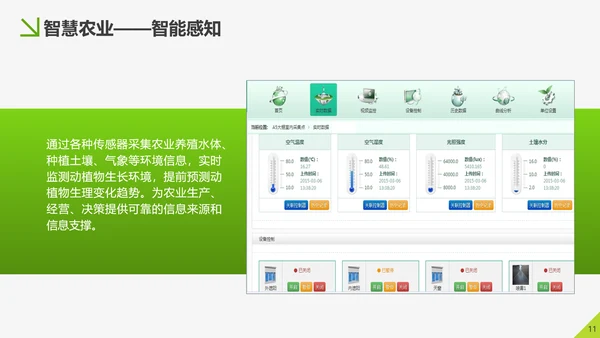 智慧农业农村信息化解决方案PPT模板