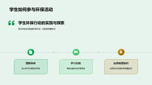 地理视角下的环保行动