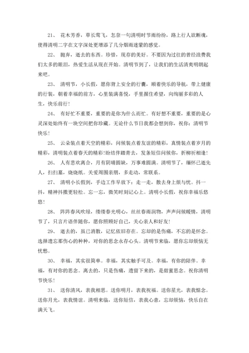 清明节暖心的问候语.docx
