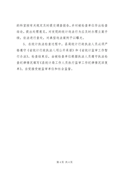 统计局监督检查工作计划.docx