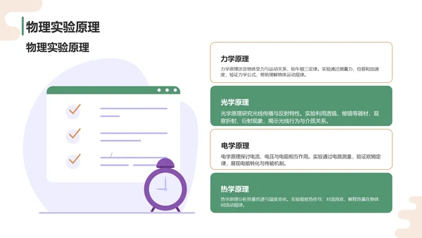 绿色卡通风科学实验PPT