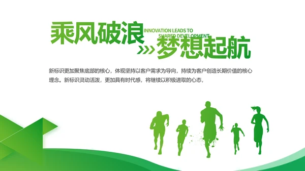 绿色简约医疗医药公司简介总结PPT