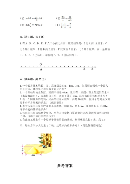 张家港常青藤小升初数学试卷附答案【夺分金卷】.docx