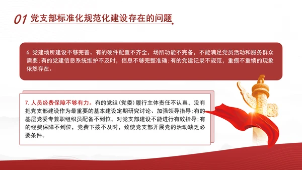 2024党支部标准化规范化建设面临的问题和对策ppt课件