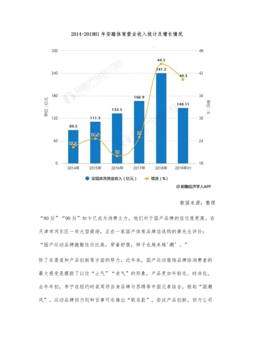 中国运动服饰行业市场分析国庆消费市场升温-品牌年轻化、时尚化趋势明显.docx