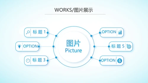 蓝色大方医疗行业工作总结动态PPT