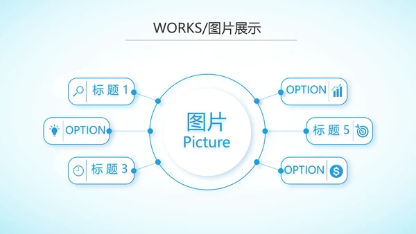 蓝色大方医疗行业工作总结动态PPT