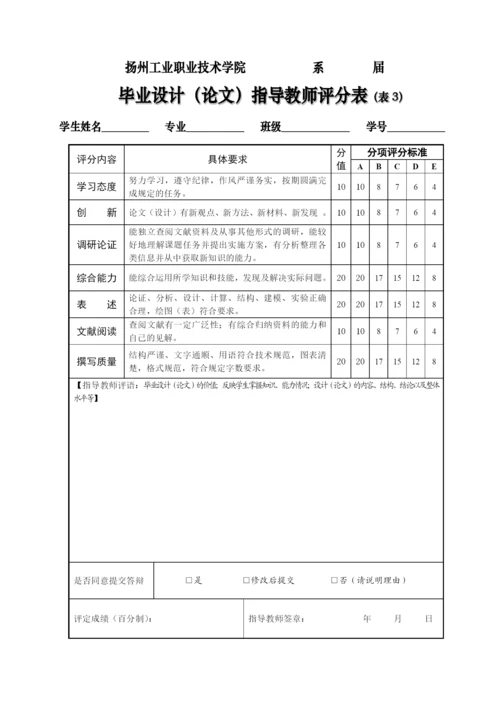 某职业技术学院毕业设计(论文)开题报告书.docx