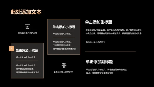 金色商务风数据分析报告PPT演示模板