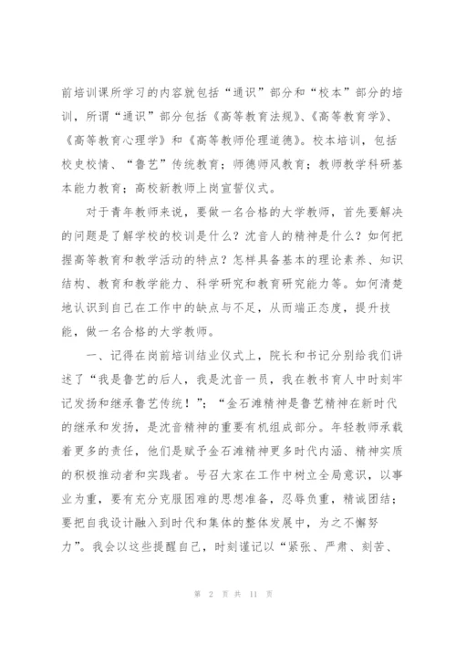 新教师岗前培训总结范文三篇.docx