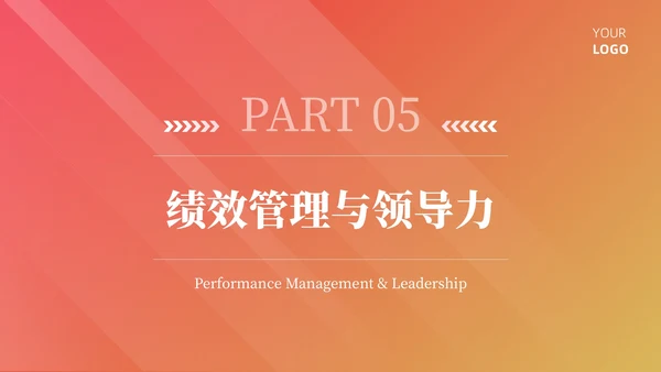 橙色简约风生产运营绩效工作汇报