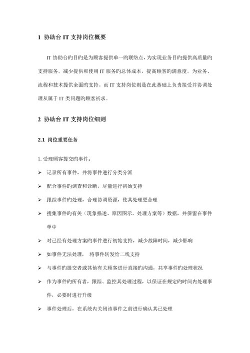 帮助台支持岗位职责说明书.docx